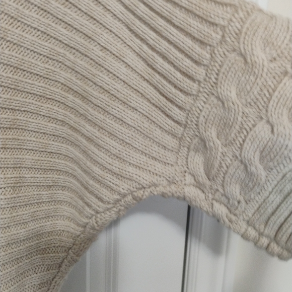 George Cream Cable-Knit Button Cardigan - Picture 7 of 8